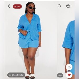 Blue loungewear set